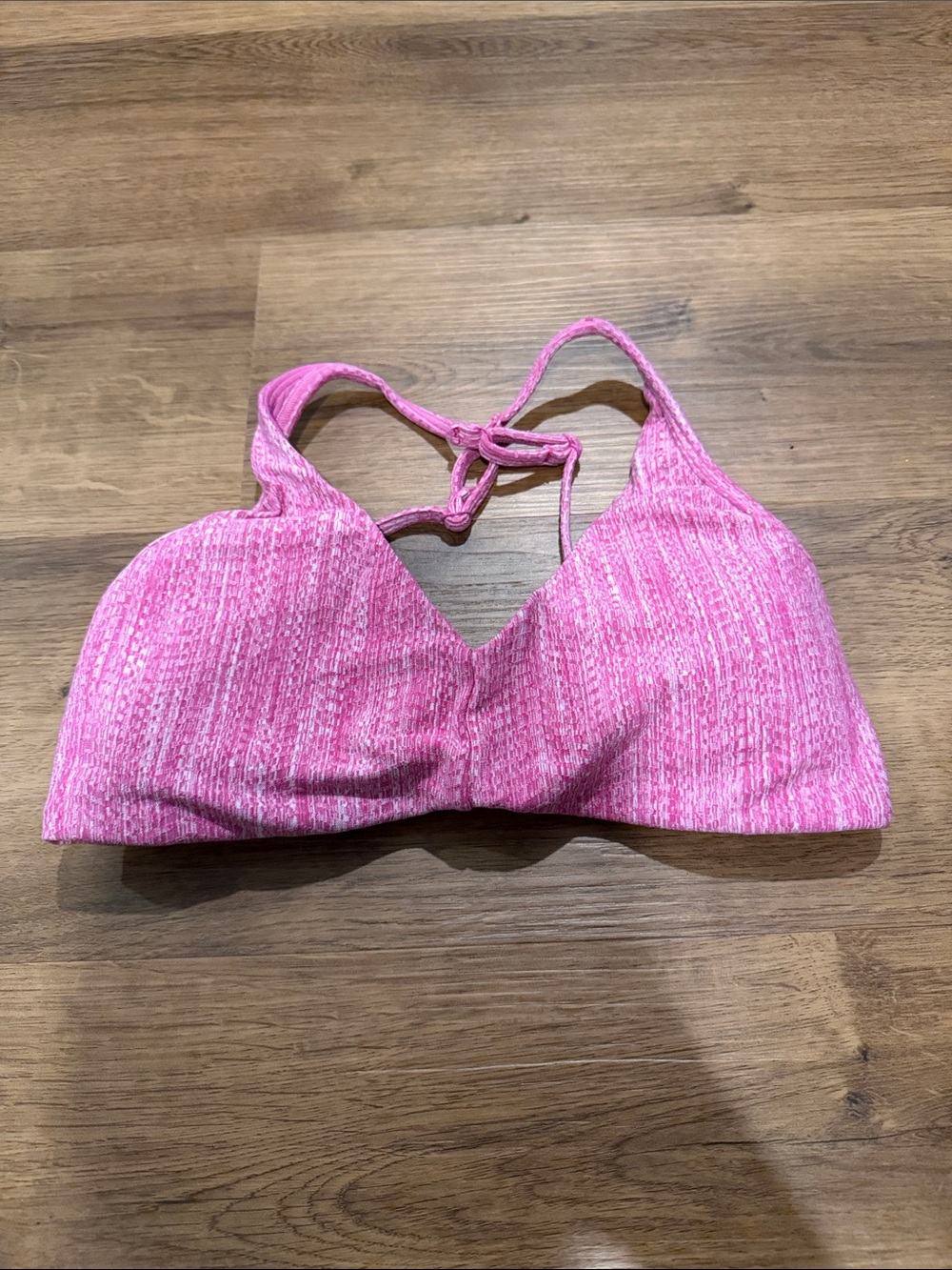 Pink Women's Halter Sports bra